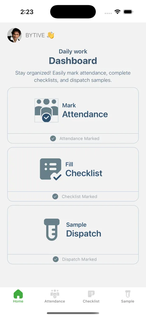 IRCTC Vardan Envirolab app screenshot 2 — Food Safety Compliance built in React Native by Himanshu Joshi